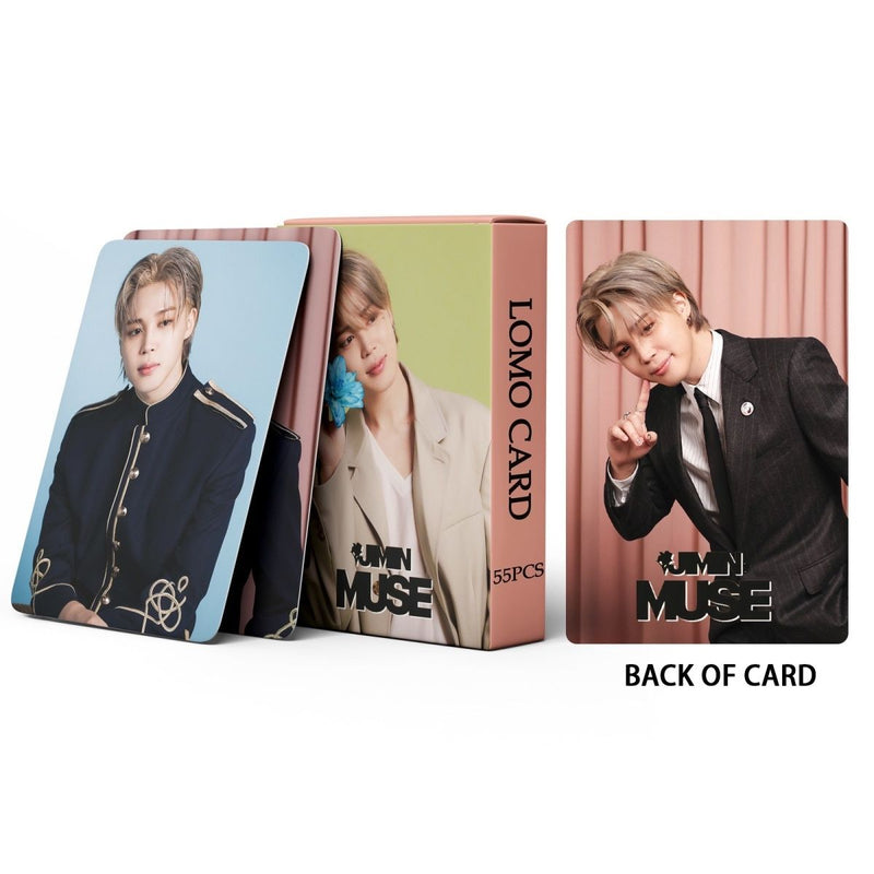 KIT WITH 55 JIMIN MUSE PHOTOCARDS (in 2 models)