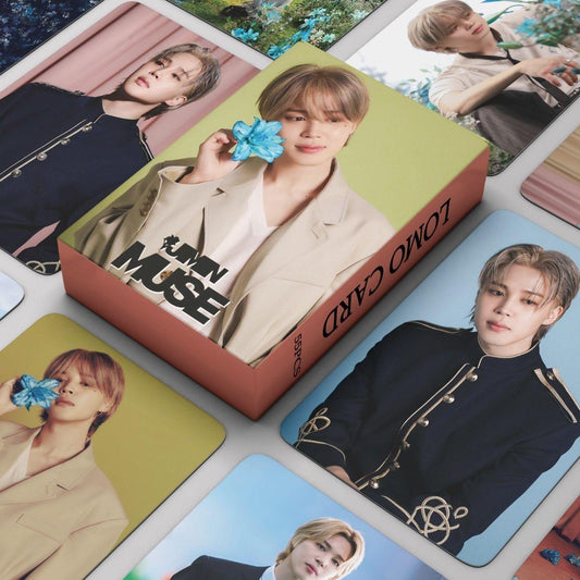 KIT WITH 55 JIMIN MUSE PHOTOCARDS (in 2 models)