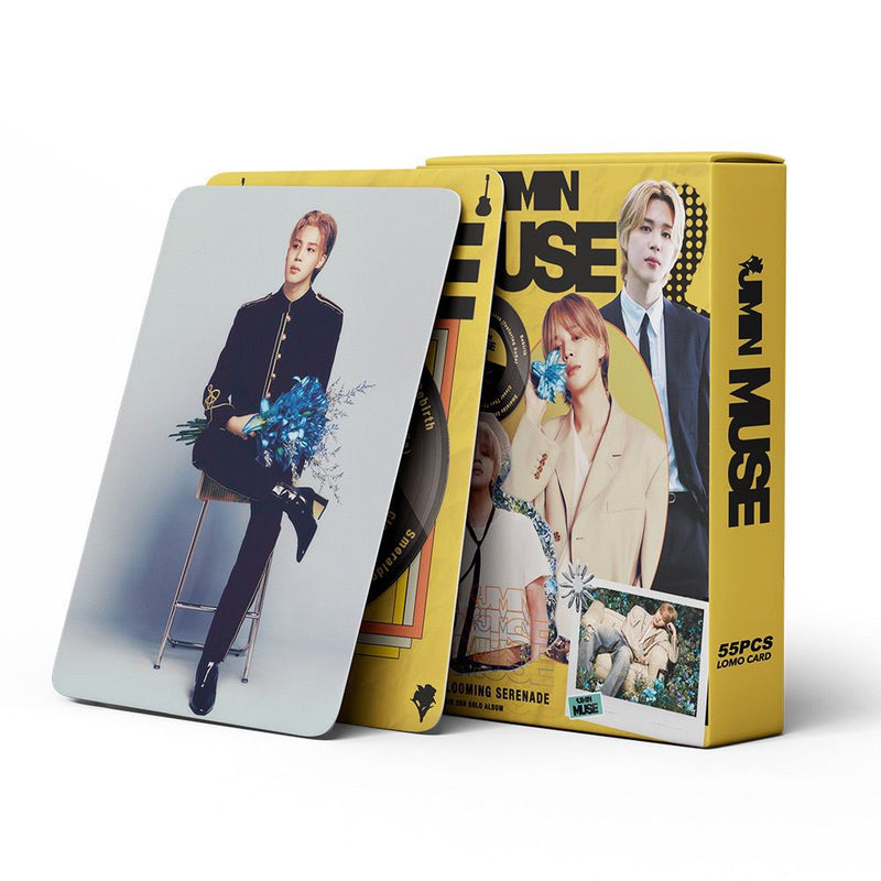 KIT WITH 55 JIMIN MUSE PHOTOCARDS (in 2 models)