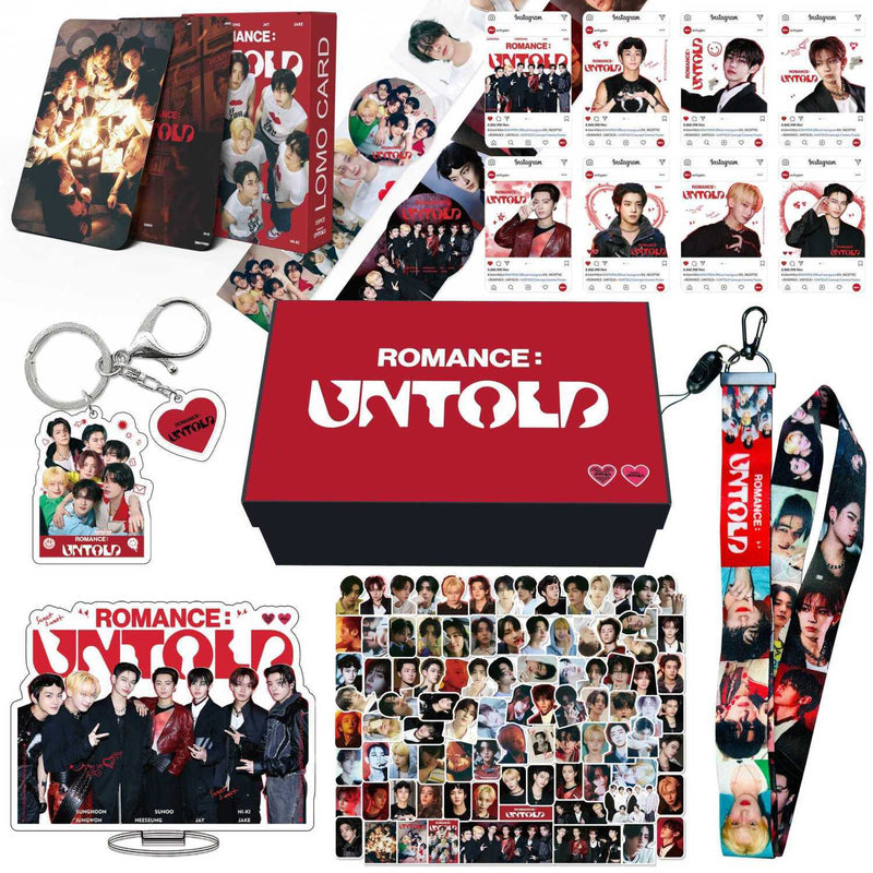 ENHYPEN ROMANCE KIT: UNTOLD 161 PCS (GIFT BOX WITH/ VARIOUS ITEMS!✨)