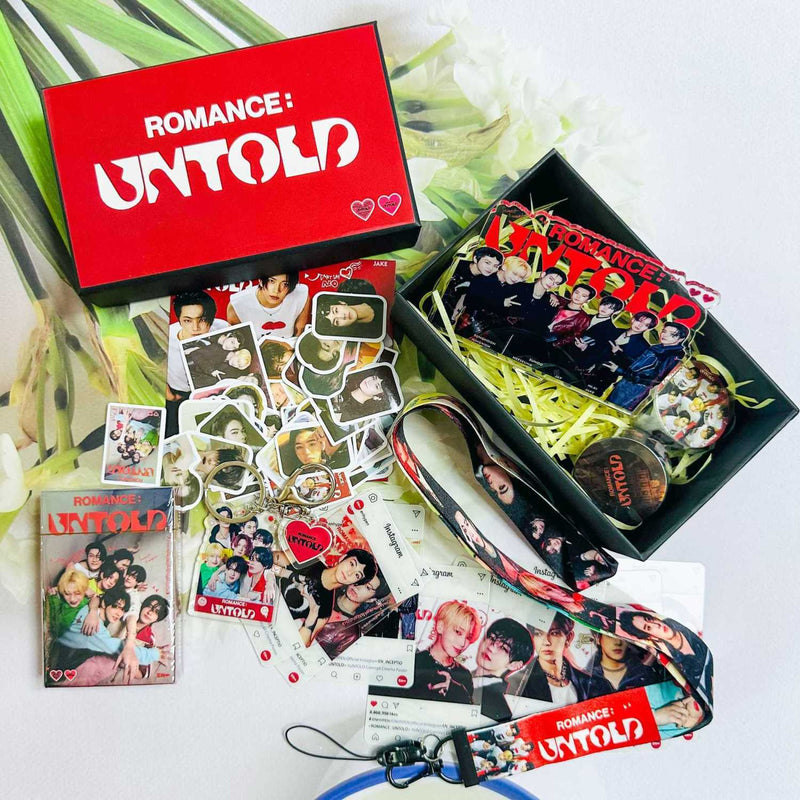 ENHYPEN ROMANCE KIT: UNTOLD 161 PCS (GIFT BOX WITH/ VARIOUS ITEMS!✨)