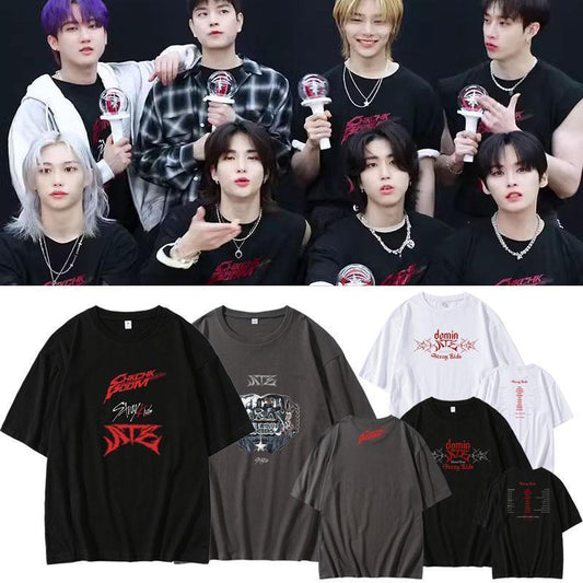 STRAY KIDS T-SHIRTS ATE 100% COTTON