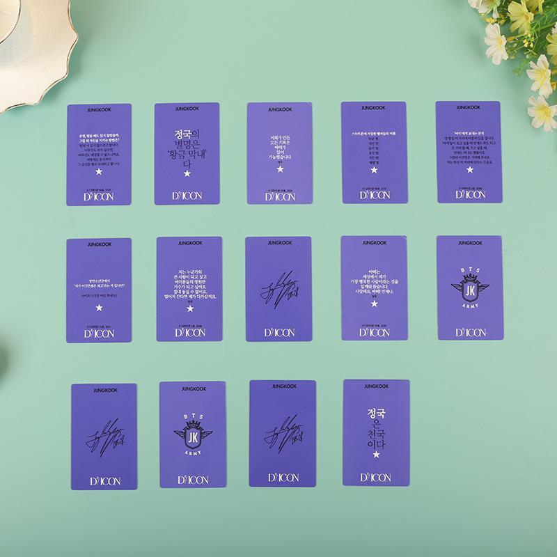 BTS DICON PHOTOCARDS WITH 101 CARDS