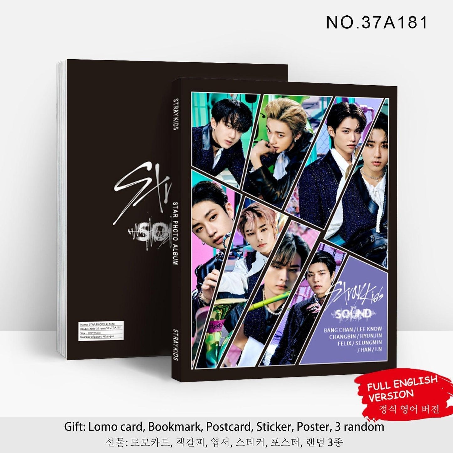 VARIOUS KITS - STRAY KIDS 80 PCS (PHOTOBOOK+VARIOUS OTHER ITEMS)