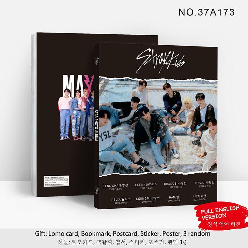 KITS VARIOS - STRAY KIDS 80 UDS (LIBRO DE FOTOS + OTROS ARTÍCULOS VARIOS)