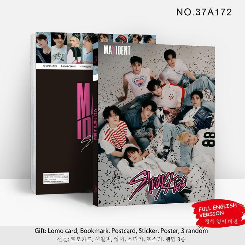 KITS VARIOS - STRAY KIDS 80 UDS (LIBRO DE FOTOS + OTROS ARTÍCULOS VARIOS)