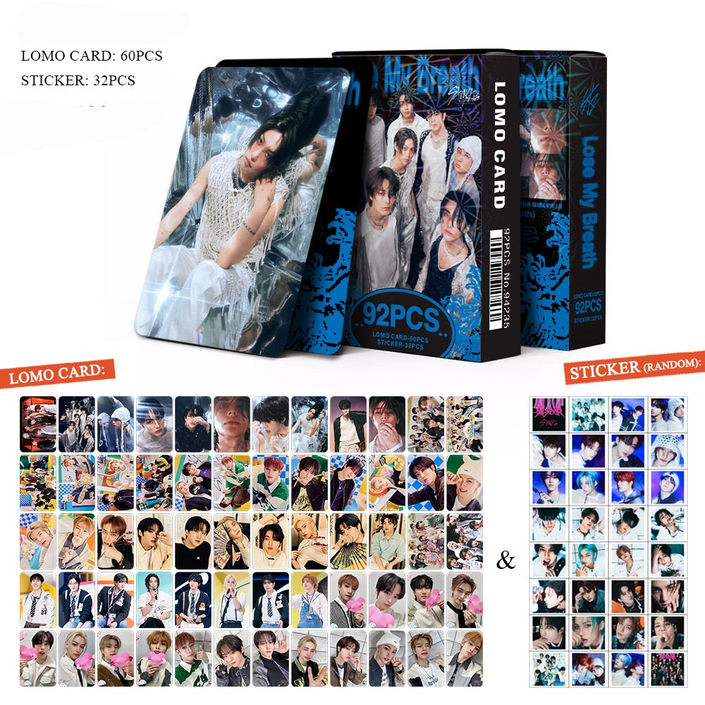 VARIOUS KITS - STRAY KIDS 92 PCS (60 PHOTOCARDS + 32 STICKERS)