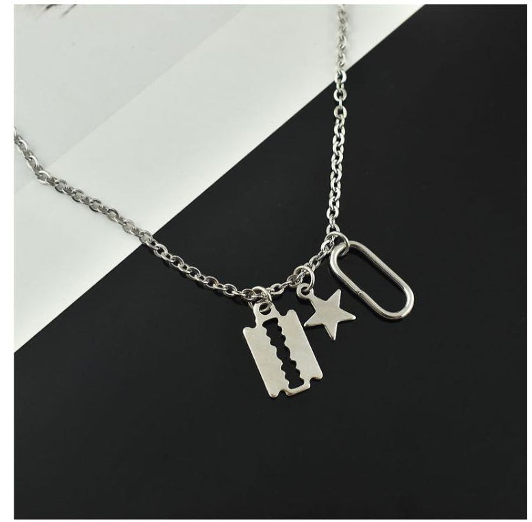 BTS V NECKLACE IN STAINLESS STEEL