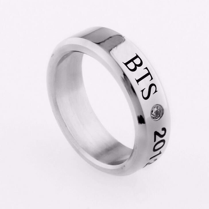 BTS RINGS PAIR STAINLESS STEEL