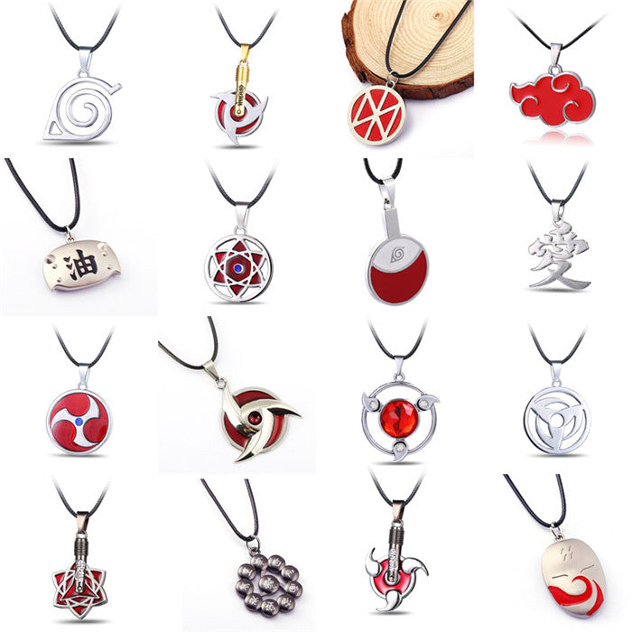 NARUTO NECKLACES - VARIOUS MODELS!