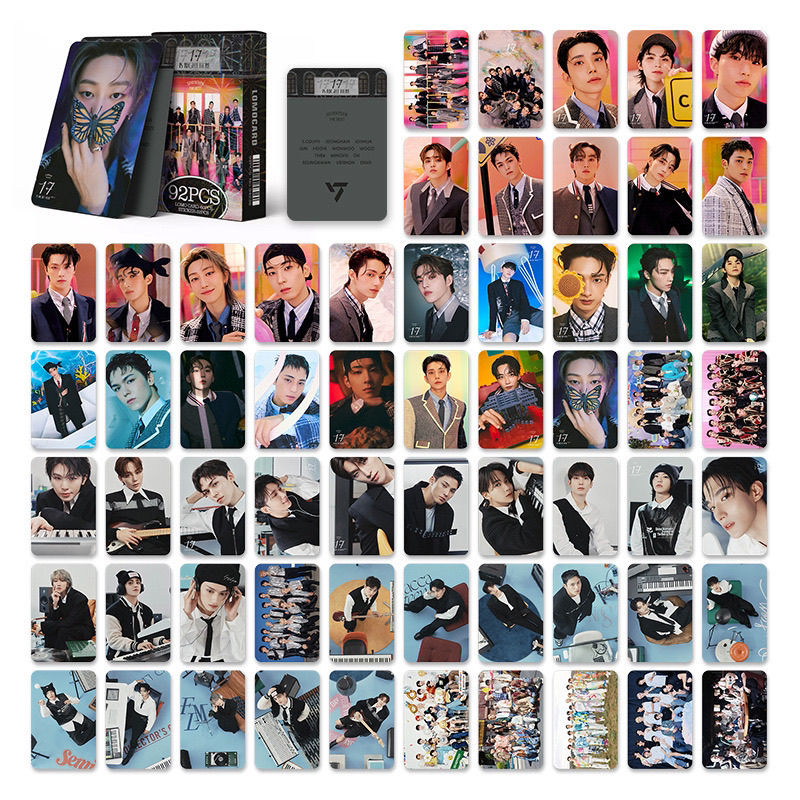 SEVENTEEN MERCH 17 Is Right Here92 TEILE KIT (60 PHOTOCARDS + 32 STICKER)