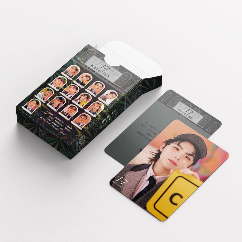 SEVENTEEN MERCH 17 Is Right Here92 TEILE KIT (60 PHOTOCARDS + 32 STICKER)