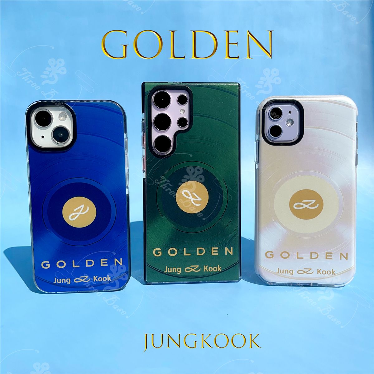 JUNGKOOK GOLDEN CELL PHONE CASES - IPHONE VARIOUS MODELS!