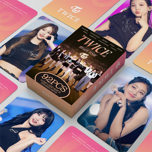 KIT TWICE READY TO BE - 92 PCS (60 PHOTOCARDS + 32 STICKERS)