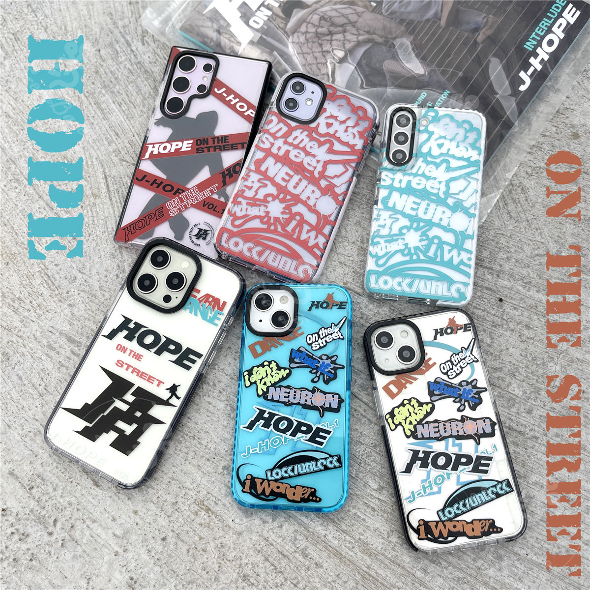 J HOPE ON THE STREET CELL PHONE CASES - IPHONE VARIOUS MODELS!