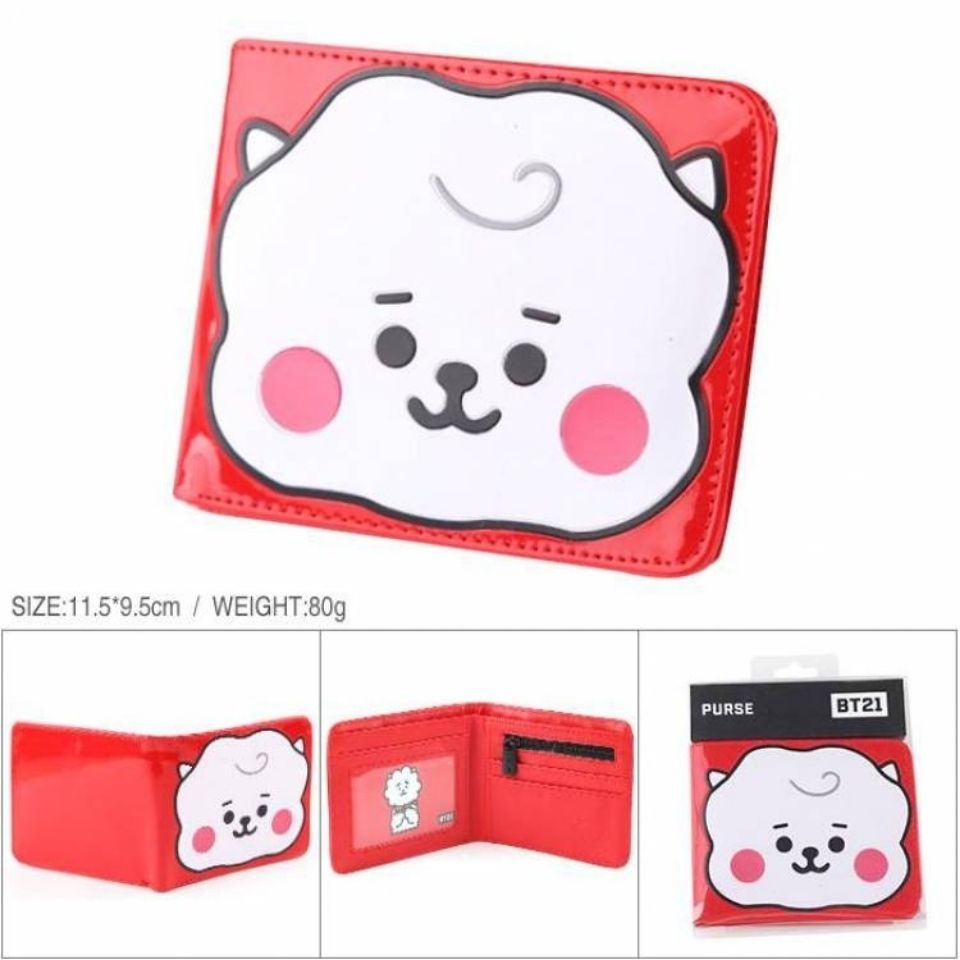 BT21 BABY VERSION WALLETS (all characters)