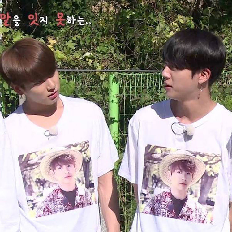 BTS 100% COTTON T-SHIRTS (white and black)