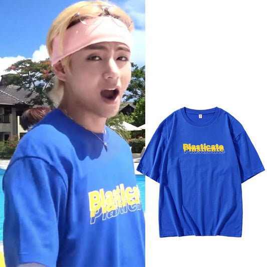 CAMISETA V BTS 100% ALGODÃO