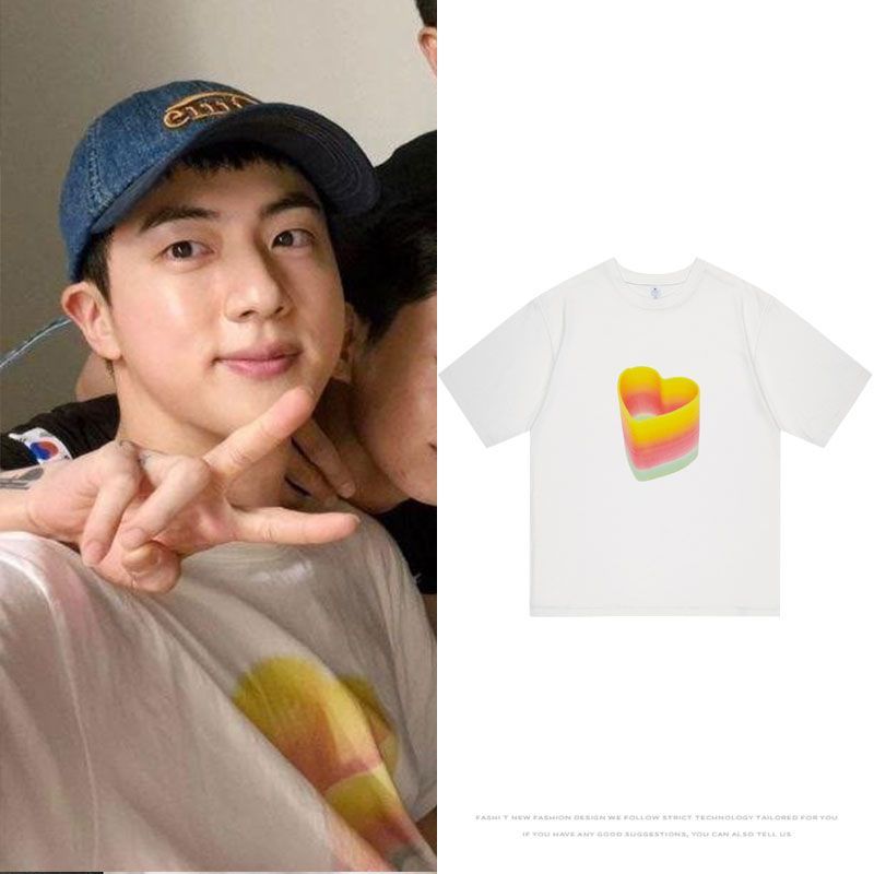 CAMISETA JIN BTS 100% ALGODÃO