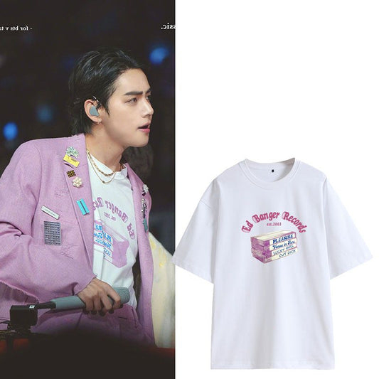 CAMISETA V BTS 100% ALGODÃO