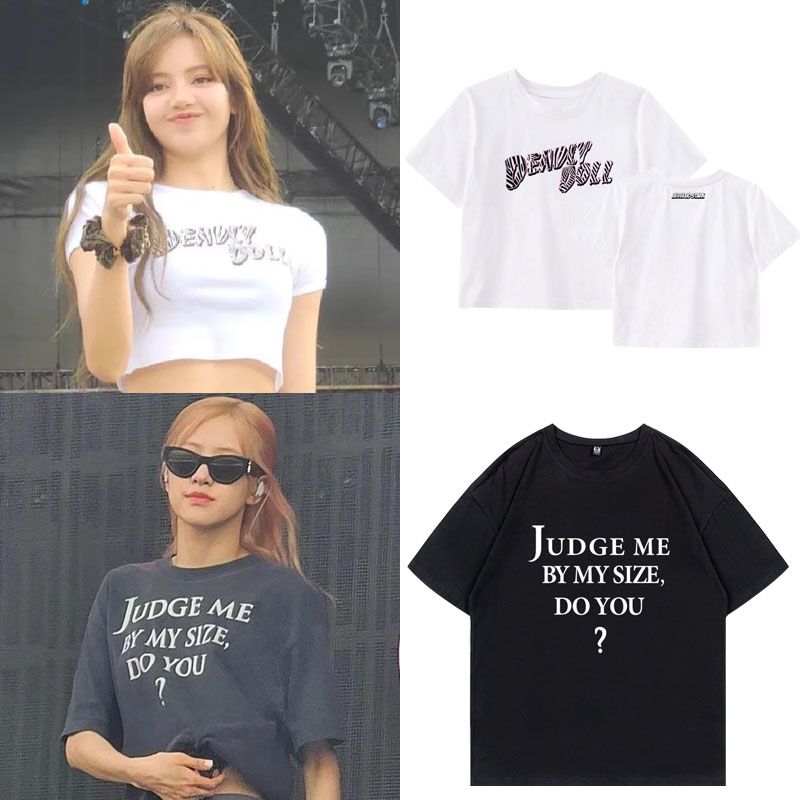 CAMISETA E CROPPED BLACKPINK 100% ALGODÃO