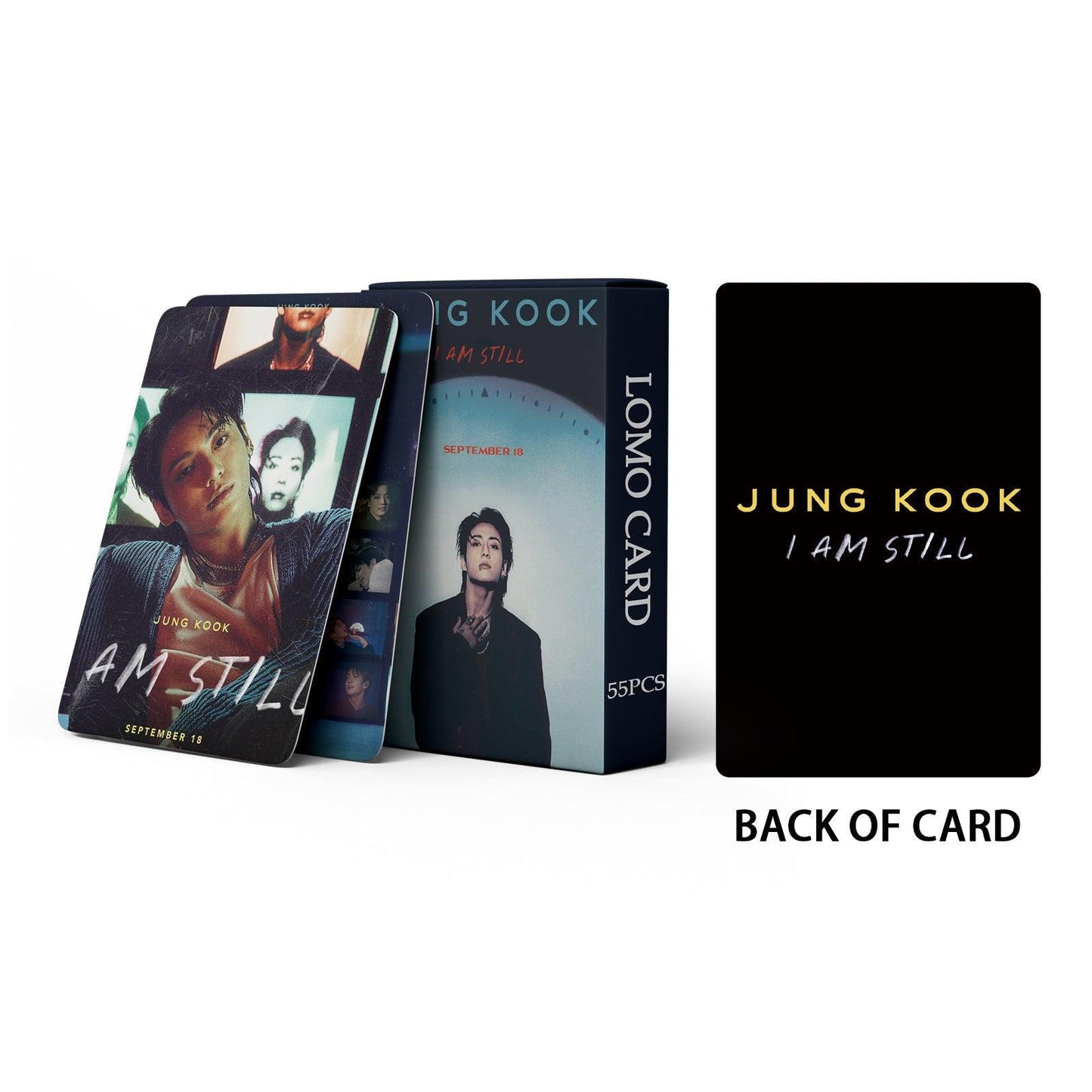 TARJETAS FOTOGRÁFICAS JUNGKOOK I AM STILL 55PCS