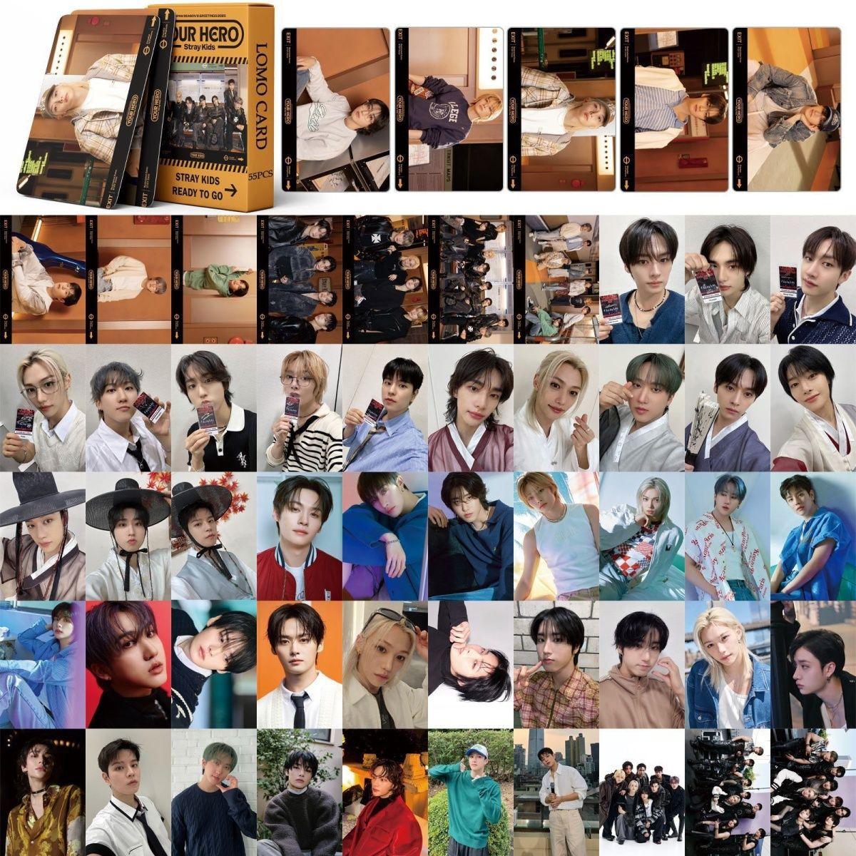 STRAY KIDS PHOTOCARDS 54 PCS - VARIOUS MODELS!