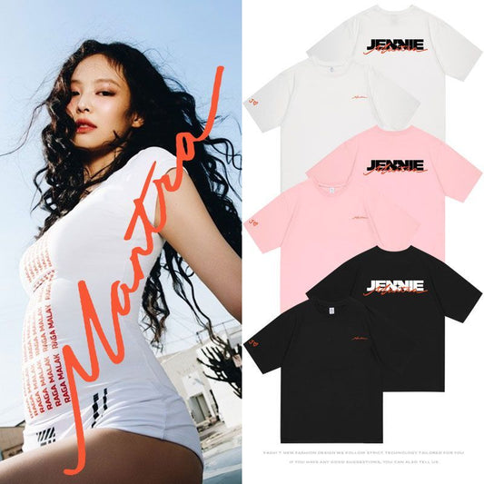 CAMISETA JENNIE (BLACKPINK) MANTRA 100% ALGODÃO