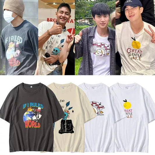 CAMISETAS RM E V - BTS ENCONTRO OT7 100% ALGODÃO