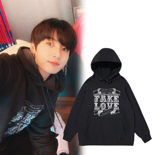 BTS JUNGKOOK FAKE LOVE HOODIE