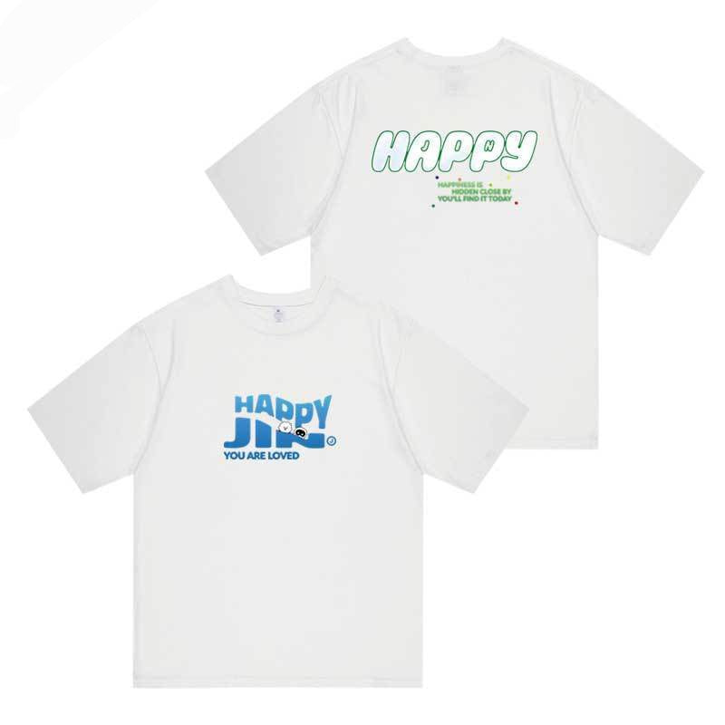 CAMISETA JIN - HAPPY 100% ALGODÃO VÁRIAS CORES!