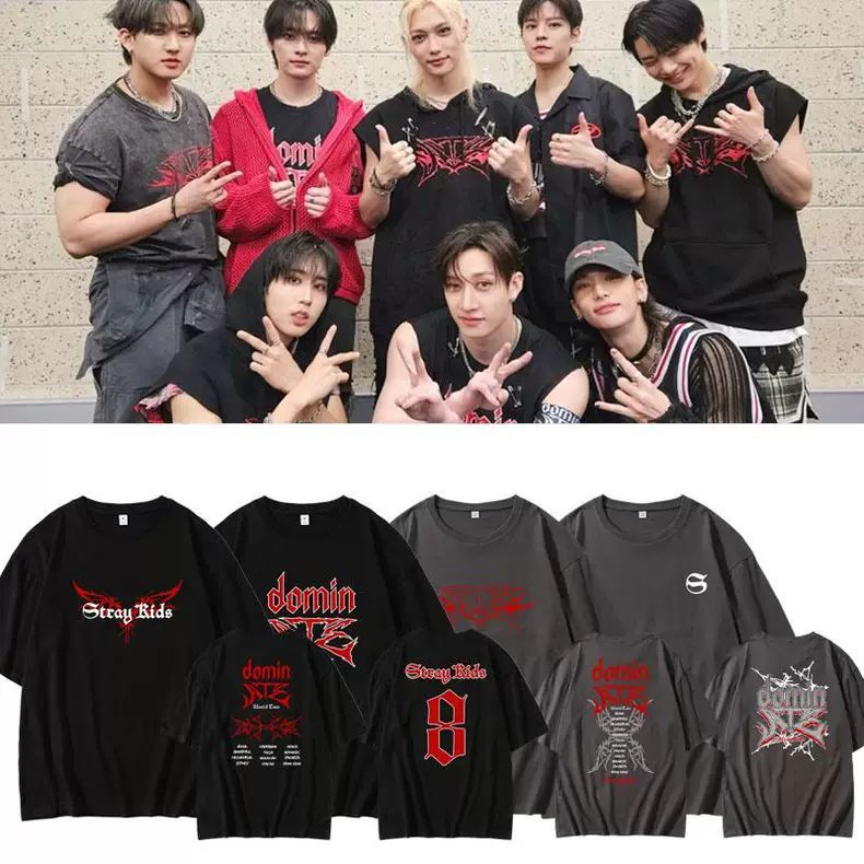 STRAY KIDS T-SHIRTS UP TO 100% COTTON