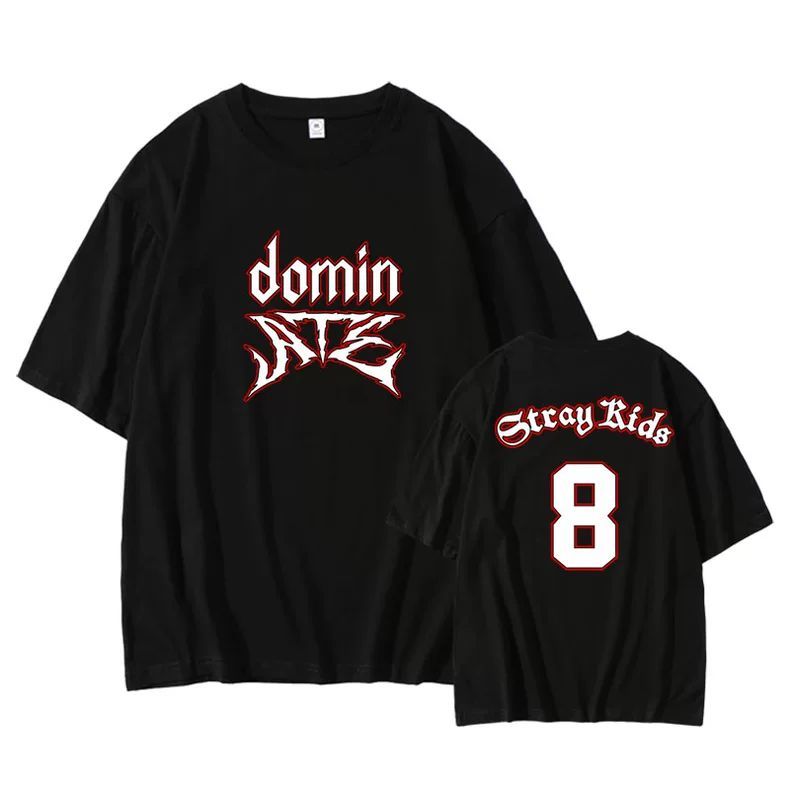 STRAY KIDS DOMIN ATE TOUR 2024 T-SHIRTS 100% COTTON