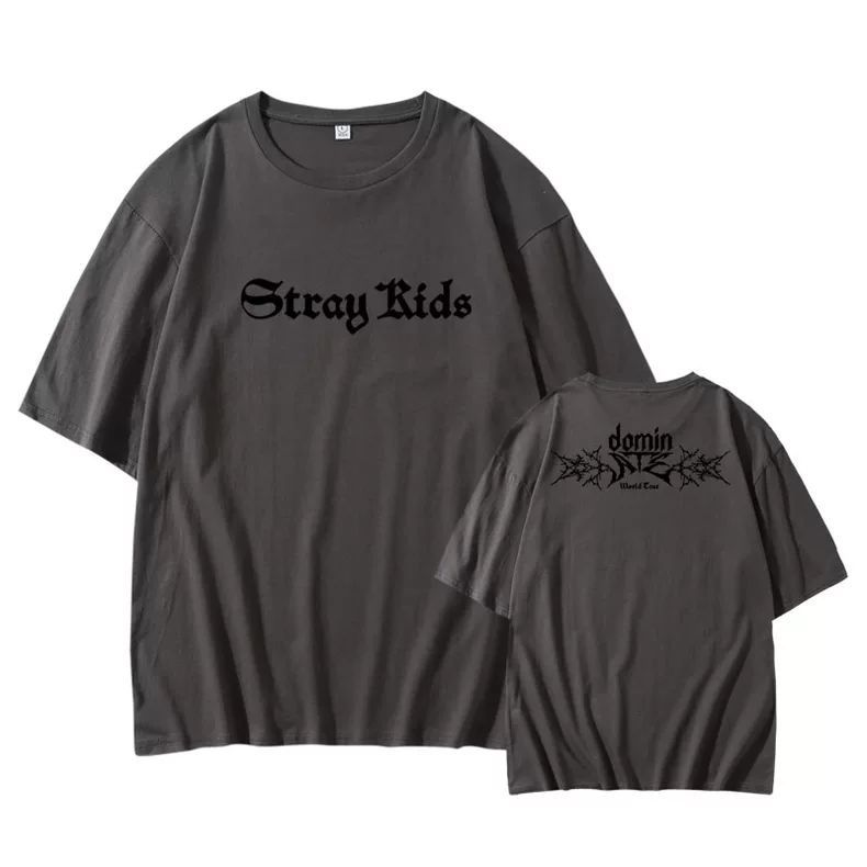 STRAY KIDS DOMIN ATE TOUR 2024 T-SHIRTS 100% COTTON