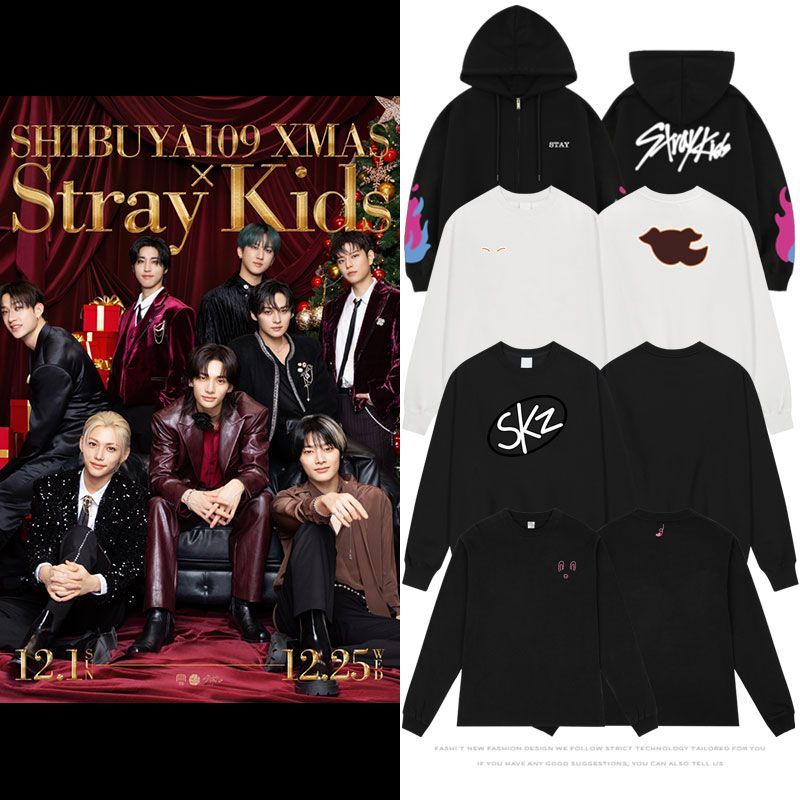 STRAY KIDS SHIRT AND SWEATSHIRT