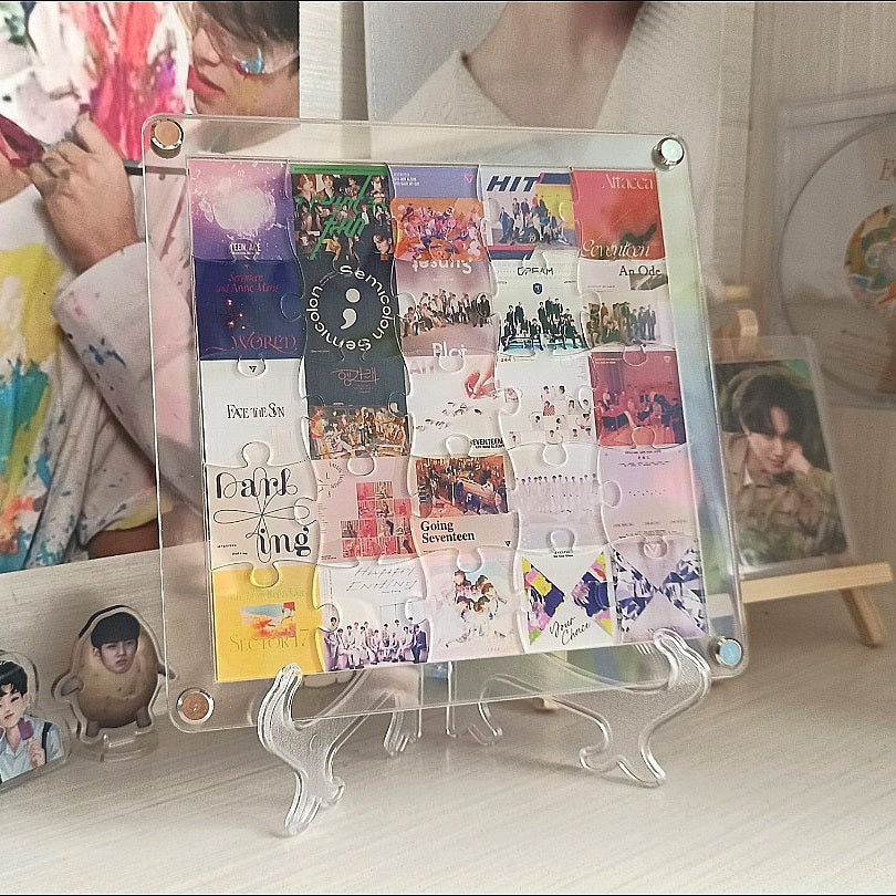 SEVENTEEN MERCH ALBUMS DECORATIVE PUZZLE(2 sizes) – PLANET STORE