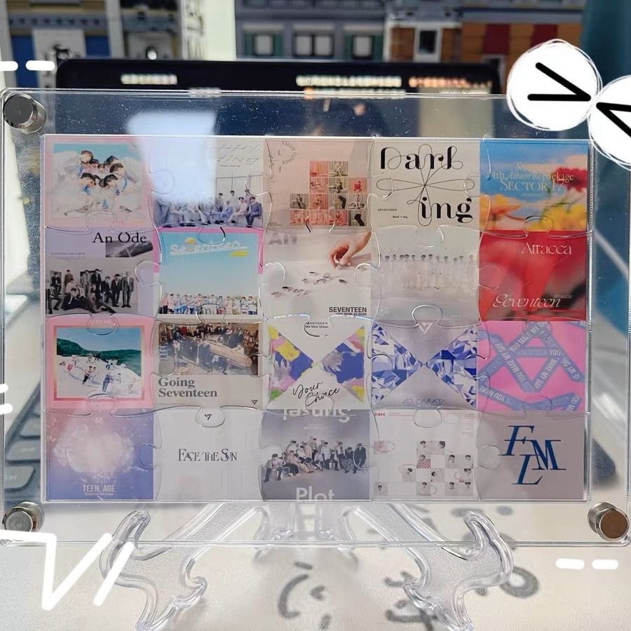 SEVENTEEN MERCH ALBUMS DECORATIVE PUZZLE(2 sizes) – PLANET STORE