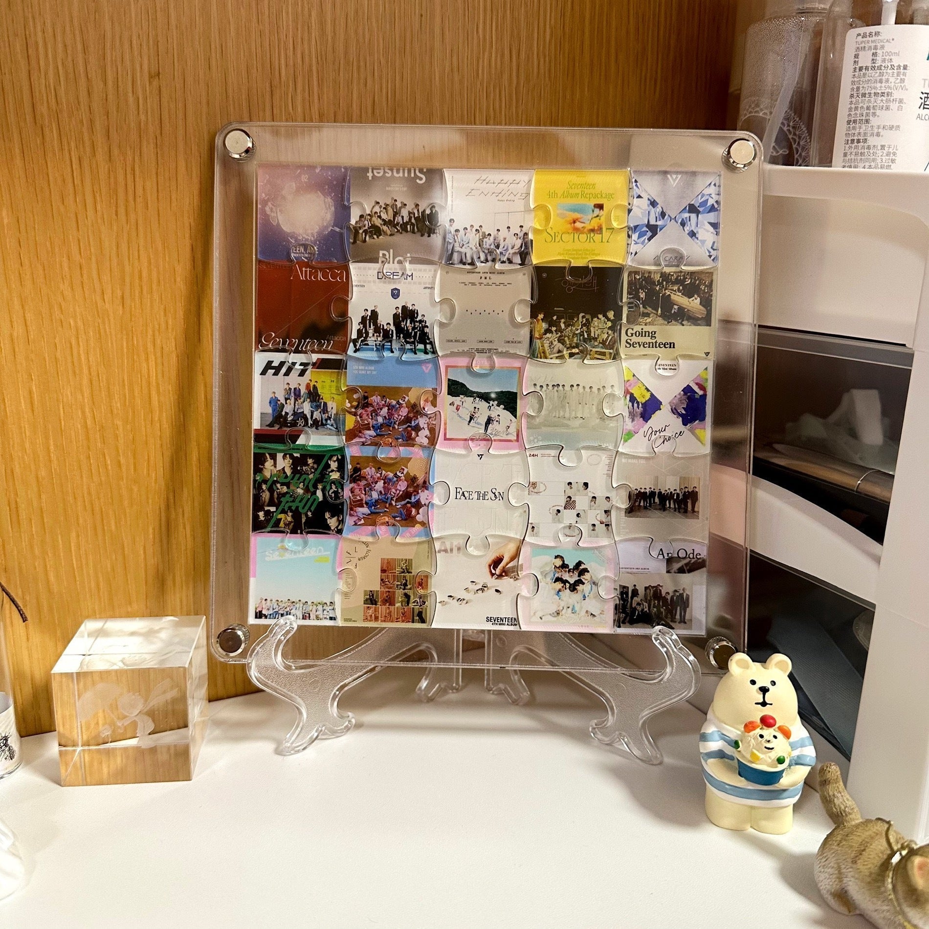 SEVENTEEN MERCH ALBUMS DECORATIVE PUZZLE(2 sizes) – PLANET STORE