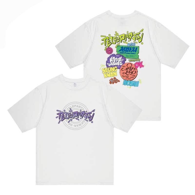 SEVENTEEN MERCH  BSS TELEPARTY T-SHIRT 2025 100% COTTON (various colors)