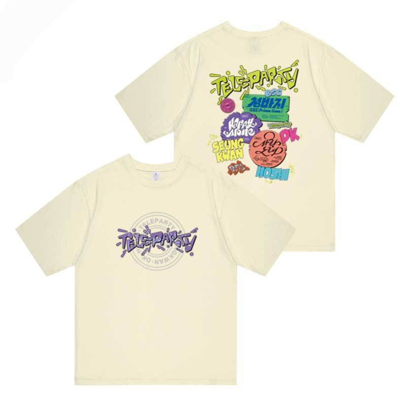 SEVENTEEN MERCH  BSS TELEPARTY T-SHIRT 2025 100% COTTON (various colors)