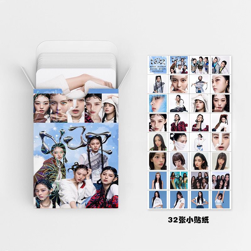 NJZ (NEWJEANS) PHOTOCARDS 92 PCS (60 PHOTOCARDS + 32 STICKERS)