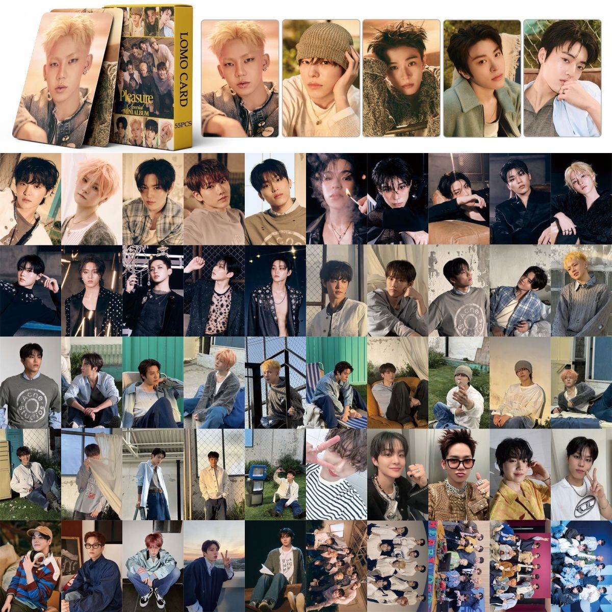 PHOTOCARDS TREASURE PLEASURE 55 PÇS