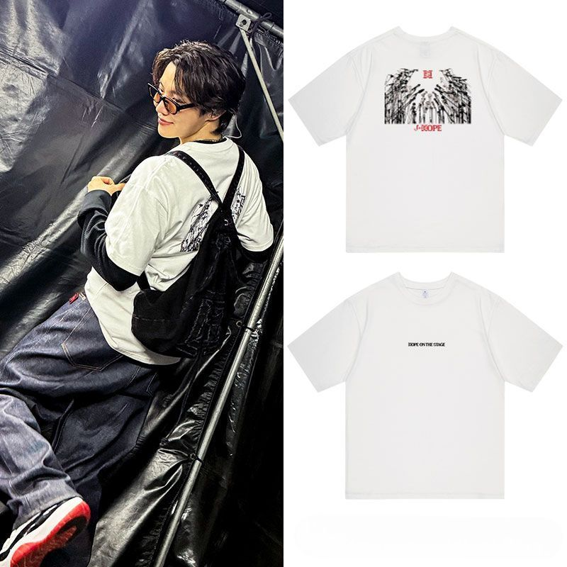 JHOPE HOPE ON THE STAGE TOUR 100% COTTON T-SHIRTS (various models JHOPE HOPE ON THE STAGE TOUR 100% COTTON T-SHIRTS (various models