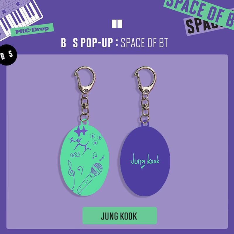BTS MERCH SET OF 7 POP UP KEYRINGS – PLANET STORE