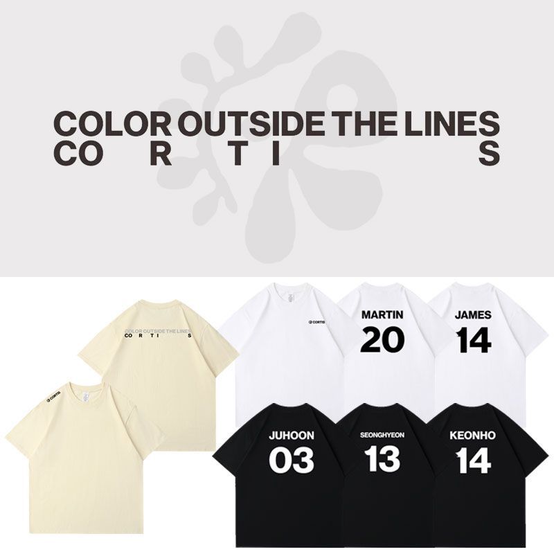 CORTIS T SHIRTS 100% COTTON ALL MEMBERS