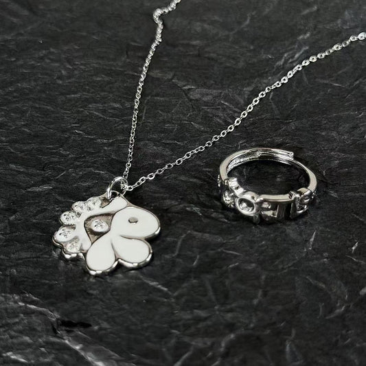 CORTIS HALSKETTE + CORTIS RING-SET