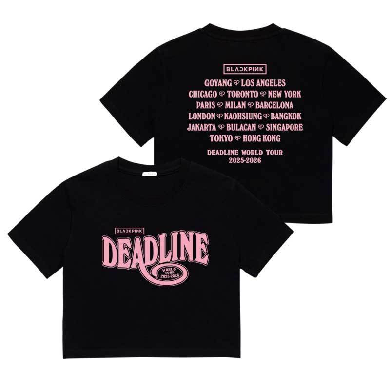 BLACKPINK DEADLINE T-SHIRT/CROPPEDS 100% COTTON – PLANET STORE