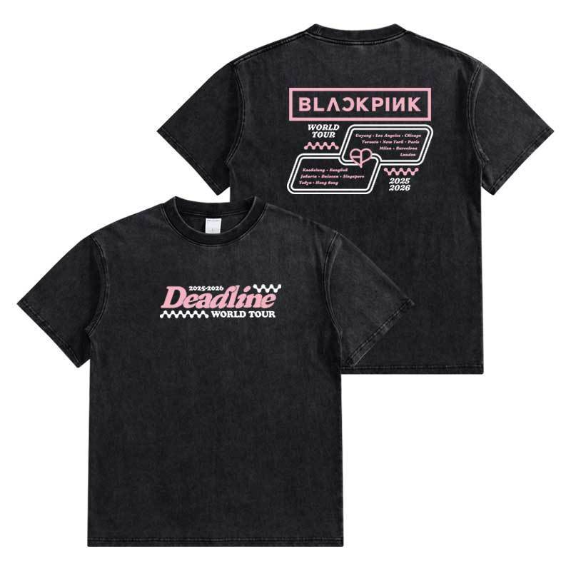 BLACKPINK DEADLINE T-SHIRT/CROPPEDS 100% COTTON – PLANET STORE