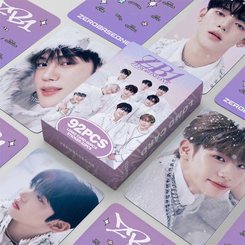 ZB1 ZEROBASEONE PHOTOCARDS + STICKER 92 STÜCK