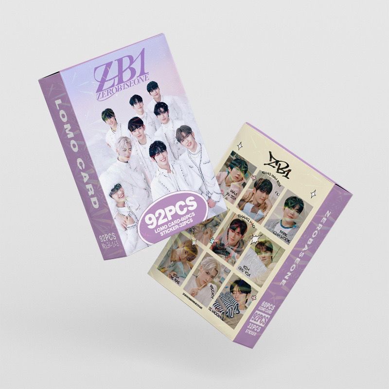 ZB1 ZEROBASEONE PHOTOCARDS + STICKER 92 STÜCK